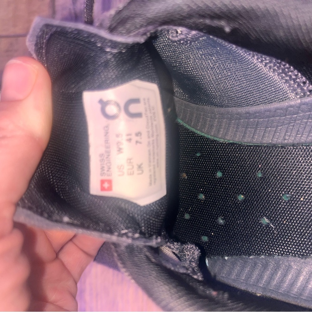 On Running Charcoal Athletic Shoes - Picture 3 of 7